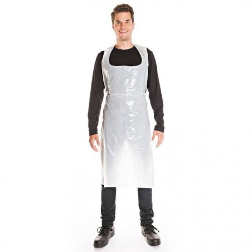 VIPOR Disposable HDPE apron 80 × 125 cm / 50 pcs - Apron - Main image