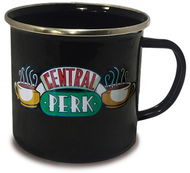 Friends: Central Perk & Logo - smaltovaný hrnek - Hrnek