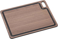 KESPER Laminate cutting board with groove brown 26 × 19,5 × 0,6 cm - Cutting Board