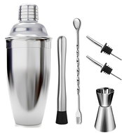Retoo Sada šejkovaného nápoje barmaid 750 ml 6 elementů - Cocktail Shaker