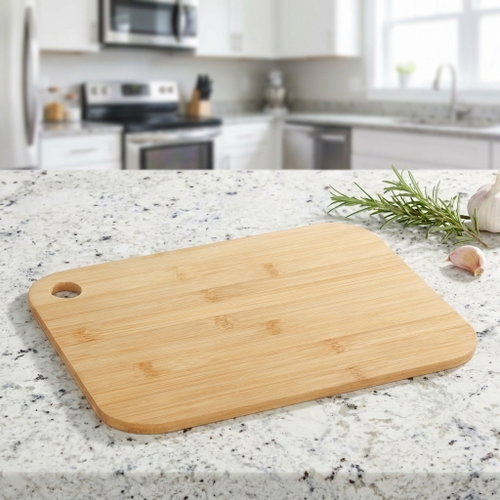 WENKO Bamboo cutting board M, 28 × 20 cm - Cutting Board - Main image