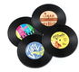 Podtácek Alum Podtácky 4 ks Vinyl Retro - Podtácek