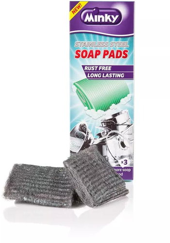 Minky Soap pads (3 ks) (TT40400300) - Steel wool - Main image