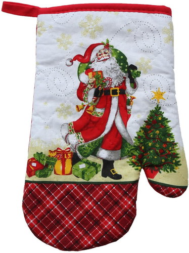 DuraHome Kitchen Gloves Santa 2 pcs - Oven Mitt - Main image