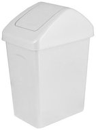 Branq Waste bin with hinged lid 25 L white - Rubbish Bin