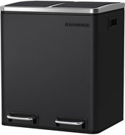 Houseland Rubax waste bin 2 × 15 l, black - Rubbish Bin