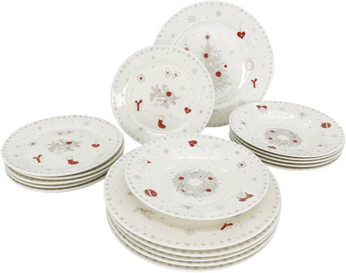 By inspire Dining set Sound Koleda, 18 pieces - Set of Plates - Main image
