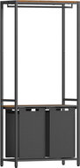 Houseland Vasagle Lumax laundry basket 2 × 46 l, black - Laundry Basket