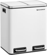 Houseland Waste bin Bins 30 l, white - Rubbish Bin