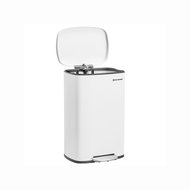 Houseland Waste bin BINARD 50 L, white - Rubbish Bin