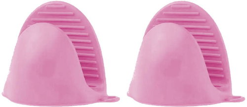 Verk Silicone potholder 2 pcs, purple - Oven Mitt - Main image