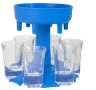 Verk Dávkovač alkoholu modrý + 6 panáků - Gastro Equipment