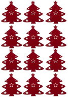 Ruhhy 22304 Christmas cutlery placemats Stromek, red, 12 pcs - Placemat