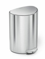 Simplehuman Pedal bin 6 L, half round - Rubbish Bin