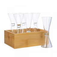 Sagaform Skleničky s krabičkou Nature 5018446, 20 / 40 ml - Sklenice
