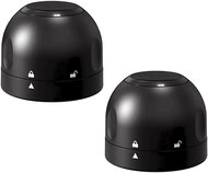 Pronett XJ5416 Zátka na víno se zámkem 2 ks, černá - Wine Cork