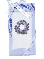 Praktik Gift wrapping towels SWAN Lavender wreath 50 × 70 cm - Kitchen Towel