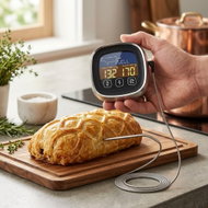 Pronett XJ5440 Digital Meat Thermometer incl. meat probe 1.75 M - Kitchen Thermometer