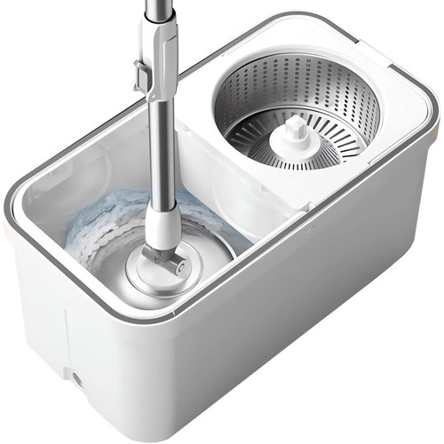 Verk 27079 Rotary mop 360 turbo and bucket, white - Mop - Main image