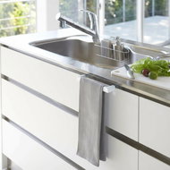 Yamazaki Tower 2853 towel holder, adjustable, white - Kitchen Towel Hangers