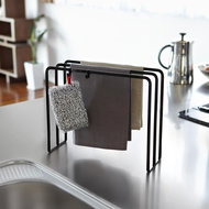 Yamazaki Tower towel rack 7146, black - Kitchen Towel Hangers