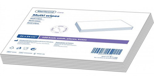 MULTI WIPES ubrousky 21 × 24 100 ks - Cleaning Wipes - Main image