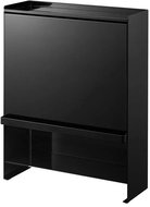 YAMAZAKI Tilt-front organizer Tower 2010, black - Kitchen Organiser