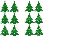 Ruhhy 24824 Christmas place settings for cutlery Stromek, 12 pcs - Placemat