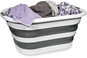 Laundry Basket HomeLife Foldable silicone laundry basket 40 l - Koš na prádlo