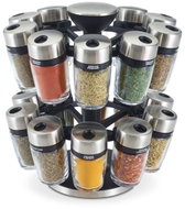 Cole&Mason Swivel stand with roots 20 pcs - Spice Container Set