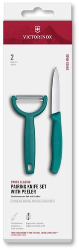 Victorinox Swiss Classic vegetable knife and peeler green - Knife Set - Main image