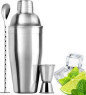 ZULAY Bartender set Shaker silver stainless steel - Cocktail Shaker