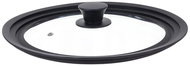 Ruhhy 25561 Universal glass lid with silicone rim 3in1, 28/30/32 cm - Lid
