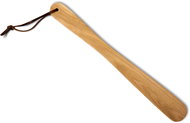 MAWA Wooden shoehorn with leather strap, 40 cm, natural beech - Shoehorn