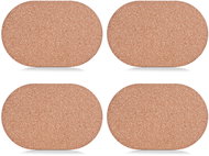 ZELLER Cork placemats set of 4, oval, 44 × 29 cm - Placemat