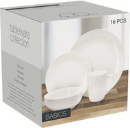Gastro Set of dishes 16 pieces Bone China, white porcelain - Dish Set