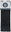 Microfibre replacement for telescopic mop, black