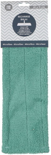 DOCHTMANN Microfibre Telescopic Mop Head Replacement, Turquoise - Replacement Mop - Main image