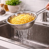 DOCHTMANN Stainless steel colander with handle diameter 20 cm - Colander