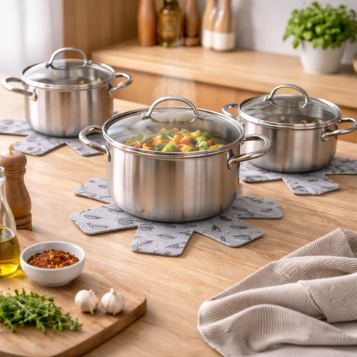 DOCHTMANN Washers between pans 3 pcs, felt - Pot Holder - Main image