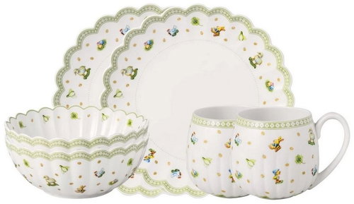Villeroy & Boch Breakfast set for 2 persons from the EASTER DELIGHT collection - Dish Set - Main image
