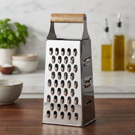 DOCHTMANN grater with wooden handle 10,5 × 25 × 8 cm - Grater