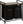 678300 Laundry basket with shelf, double compartment, 80 l, black