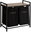 678300 Laundry basket with shelf, double compartment, 80 l, black