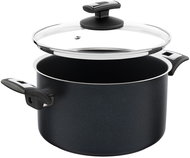 KOLIMAX COMFORT BLACK Pot with lid 22 cm 4,5 l - Pot