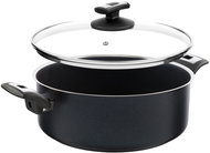 KOLIMAX COMFORT BLACK Spit pan with lid 26 cm 4,5 l - Pot