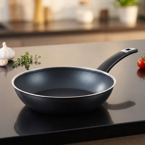 KOLIMAX COMFORT BLACK Frying pan 26 cm with handle, low - Pan - Main image