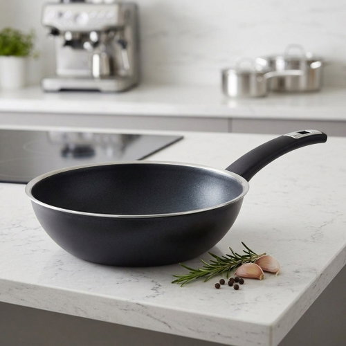 KOLIMAX COMFORT BLACK Frying pan 22 cm with handle, high - Pan - Main image