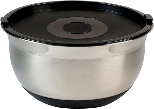 KESPER Stainless steel bowl with plastic lid diameter 18 cm - Bowl - Main image