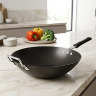 CMP KC21231 Wok pánev ocelová, 33 cm černá - Wok Pan